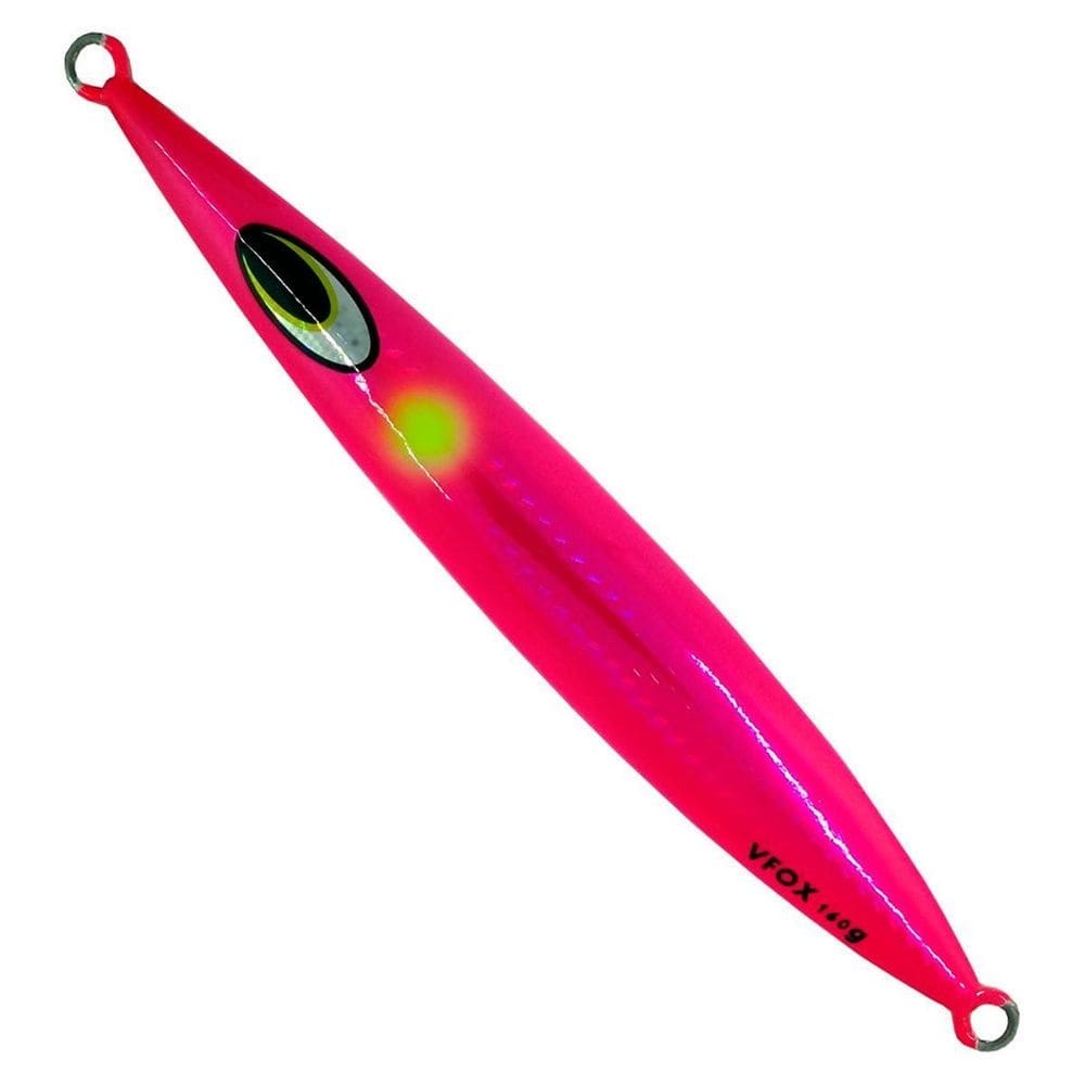 Isca artificial pesca jumping jig slider boat 60g rosa