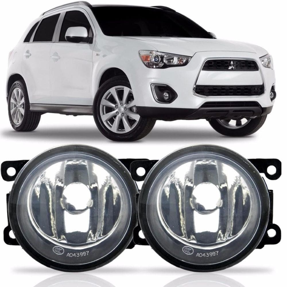Par farol milha auxiliar mitsubishi asx 2011 2012 2013