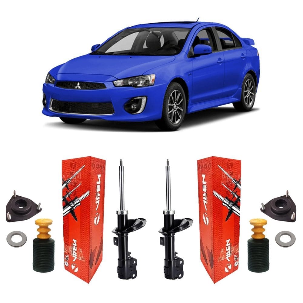 Amortecedores coxim suspensão dianteira lancer 2017 2018 19