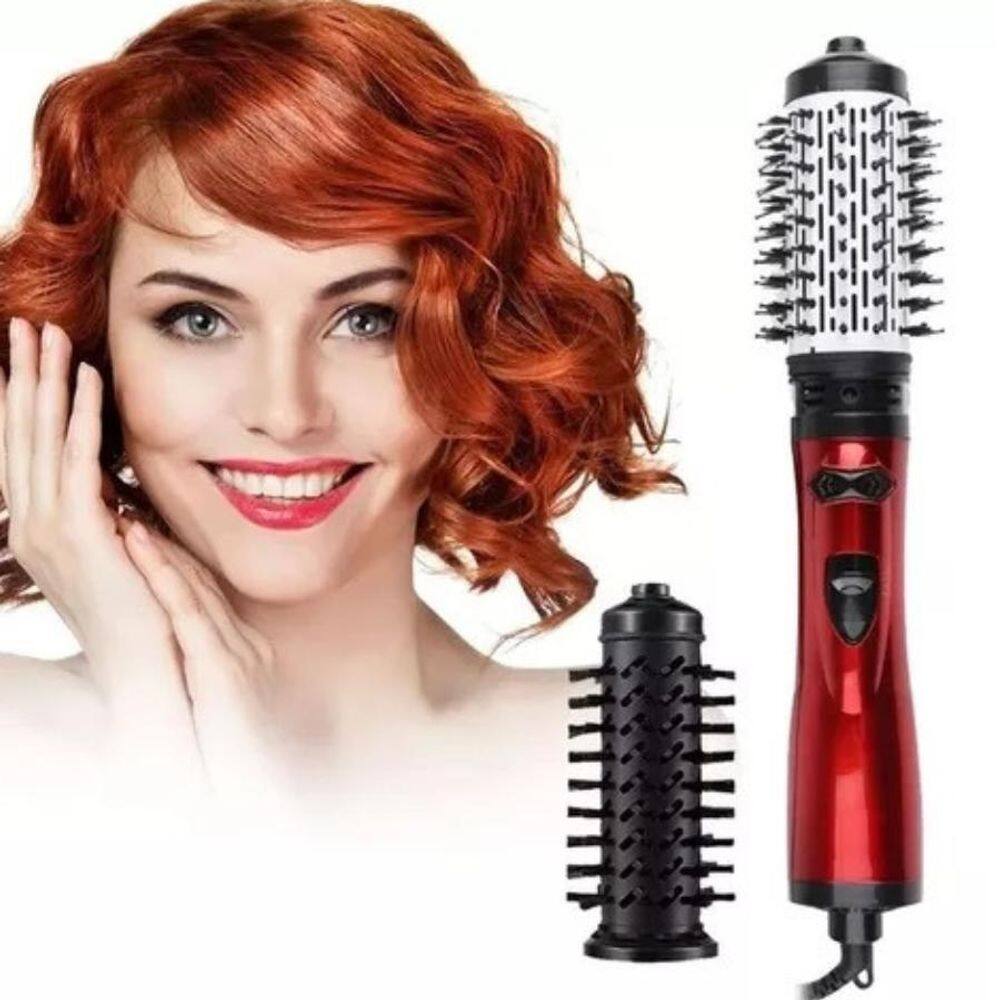 Escova Secadora 3 Em 1 Cabo Rotativo Potente 110V Modelar