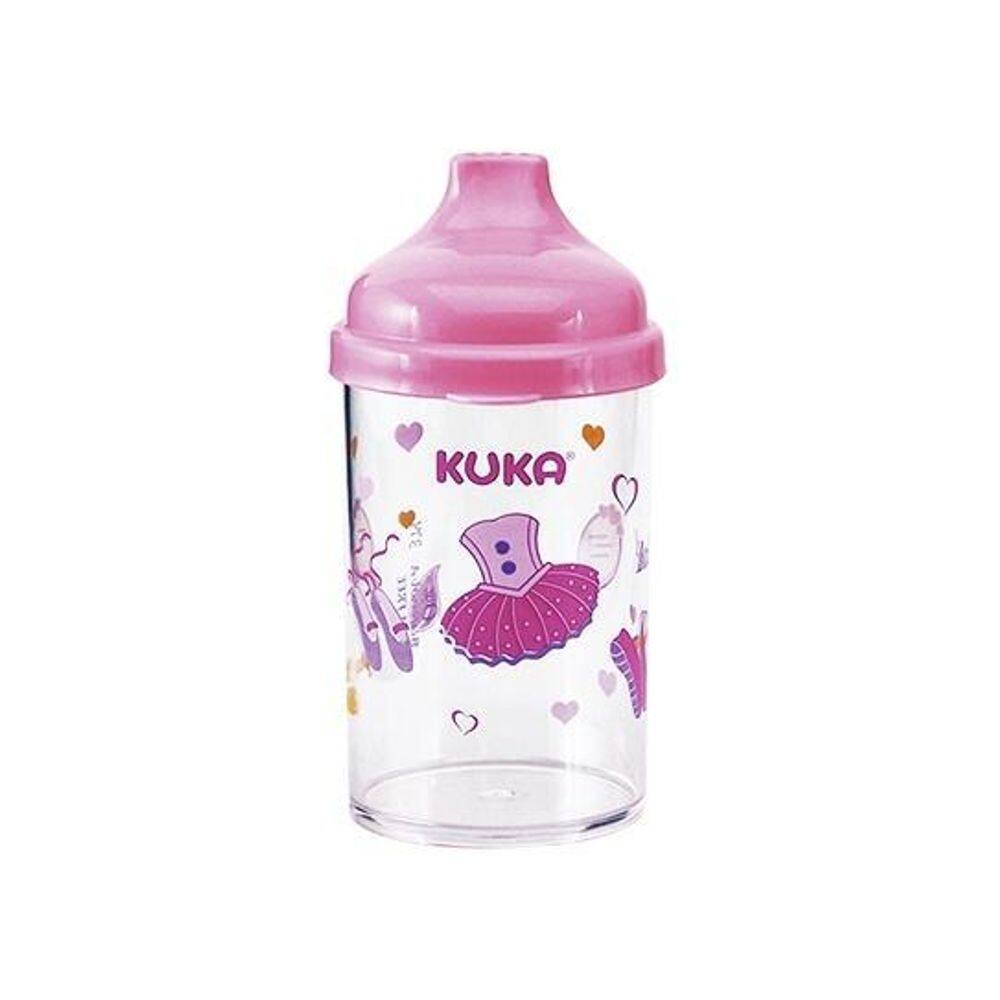 Copo De Cristal Antivazamento 200Ml Rosa -Kuka