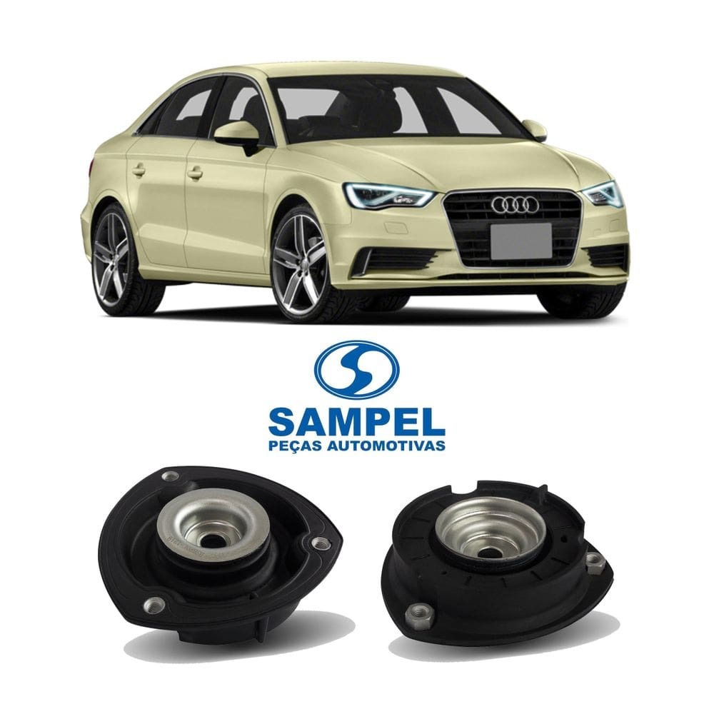 2 batedor coxim suspensão dianteira audi a3 2018 2019 2020