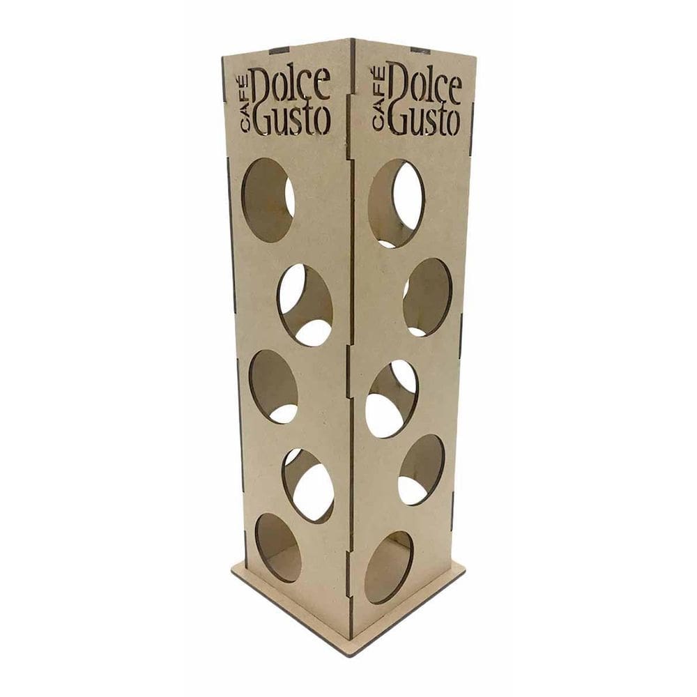 Torre porta 20 capsulas de café dolce gusto em mdf