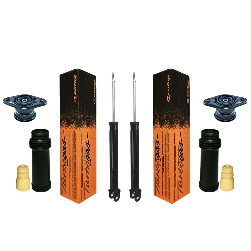 2 amortecedor + kit batente traseiro cadenza 2015