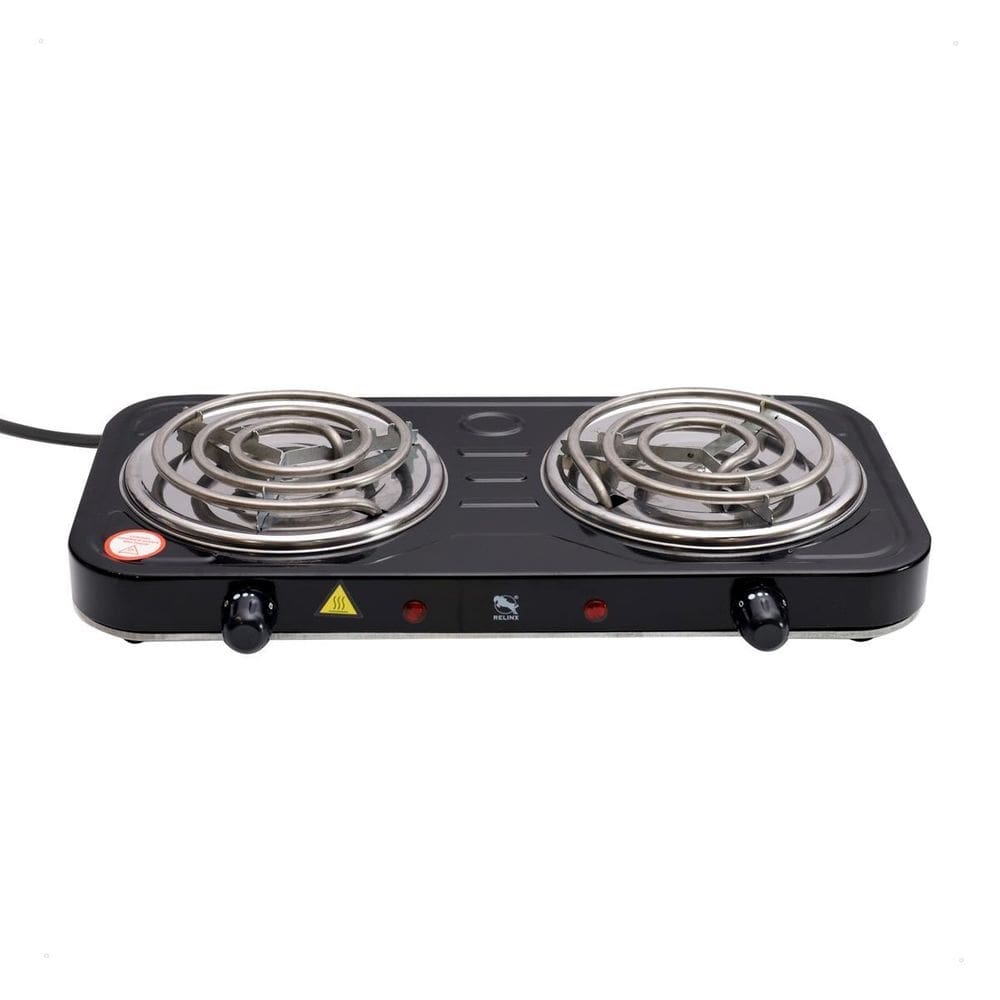 Fogão cooktop elétrico fogareiro 2000w 2 bocas 127v portátil