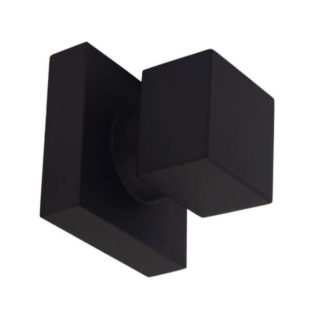 Kit 3 acabamentos registro quadrado padrão fosco preto deca