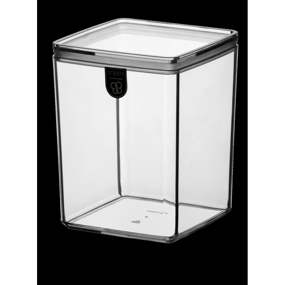 Pote hermético 1,5 litros crippa transparente resistente