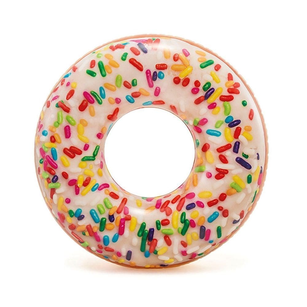 Bóia Inflável Redonda Donut Granulado Intex 56263