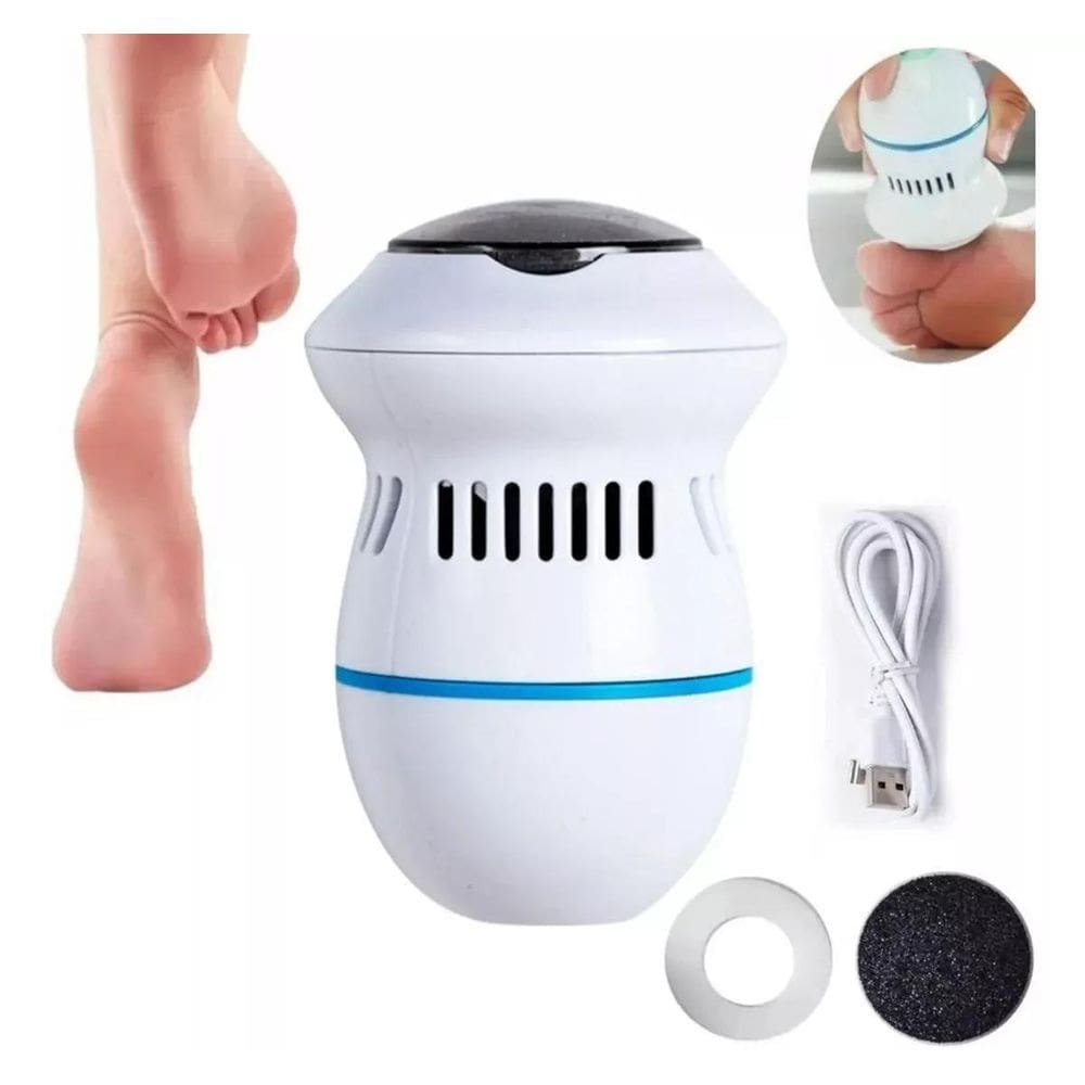 Removedor esfoliador elétrico para pés lixa elimina calos