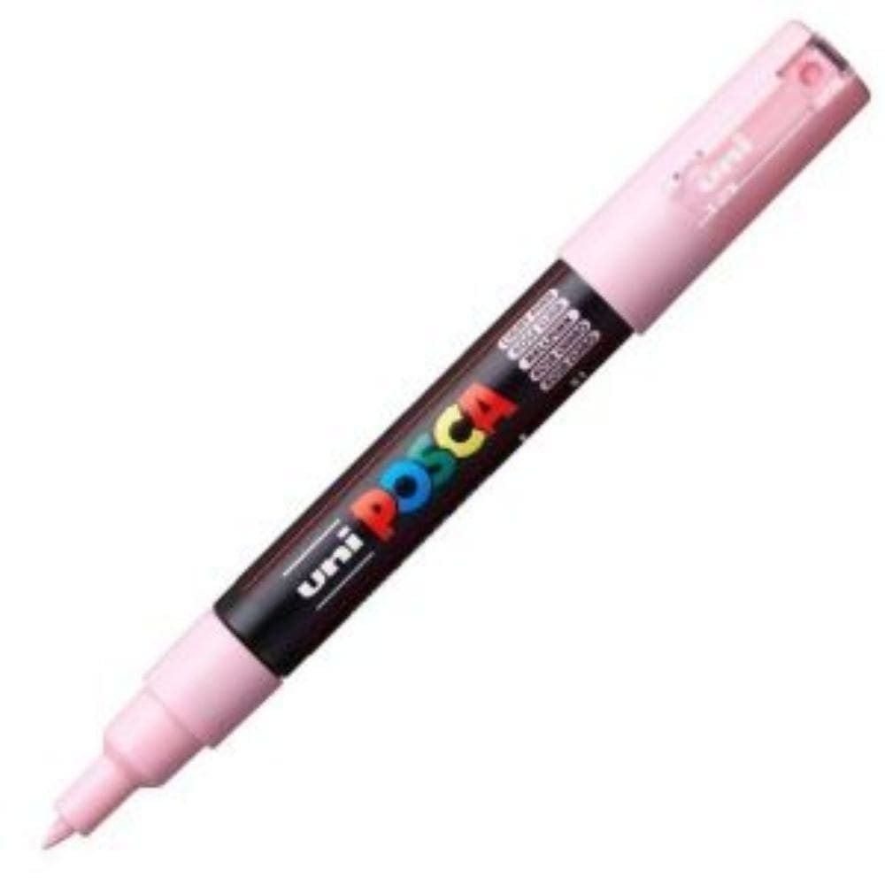 Caneta posca artistico multiuso pc1m uni-ball - rosa claro