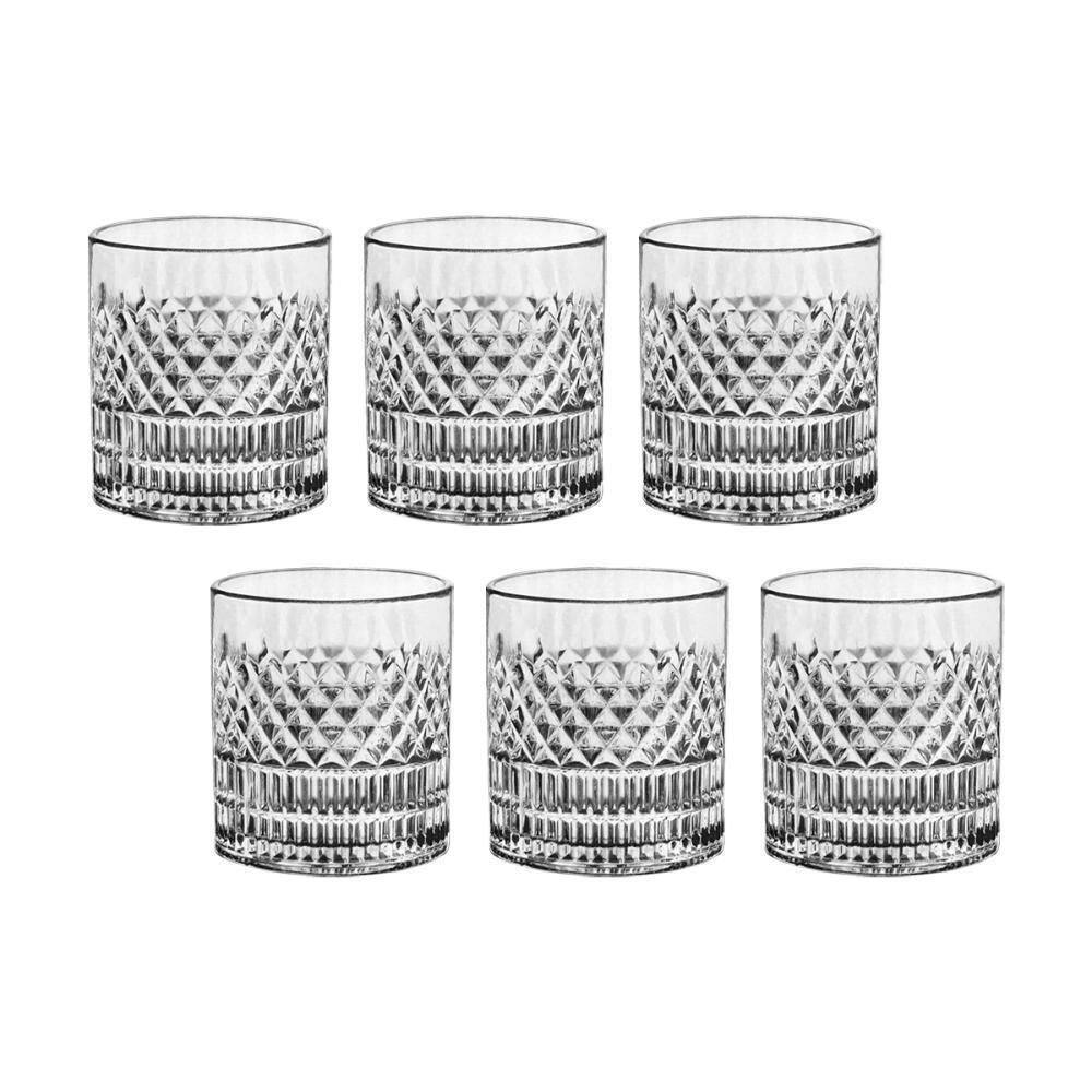 Copo de cristal l`hermitage whisky 310ml esplanada 12 peças