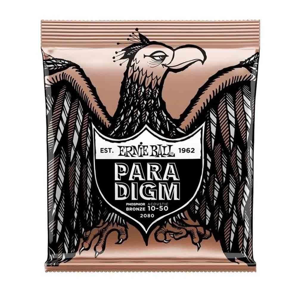 Encordoamento violão ernie ball paradigm 010 phospor bronze