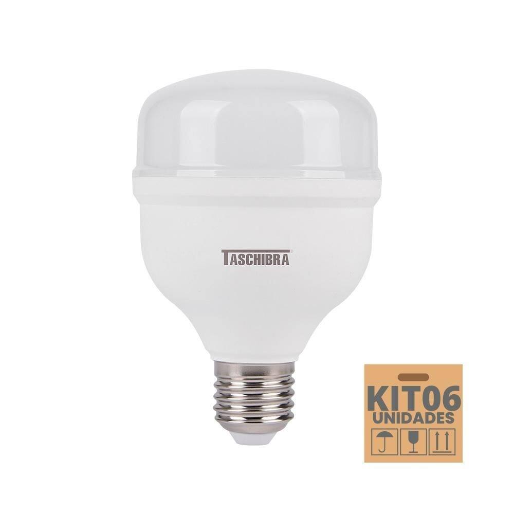 Kit 2 lâmpadas high led tkl 20w taschibra e27 bivolt 6500k