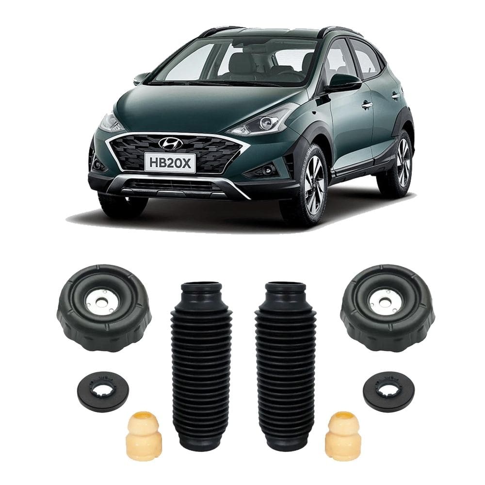 Par kit suspensão dianteira novo hyundai hb20x 2019 20 21 22