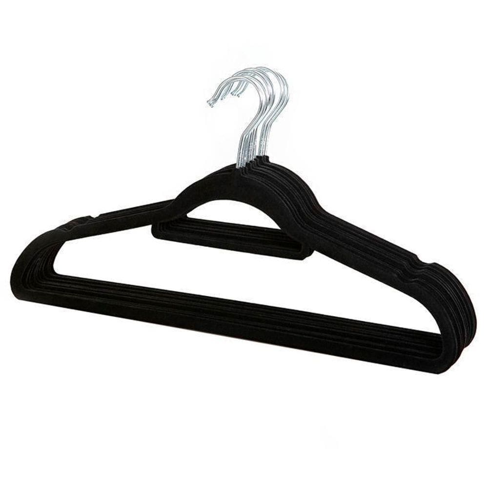Kit 6 cabides de veludo