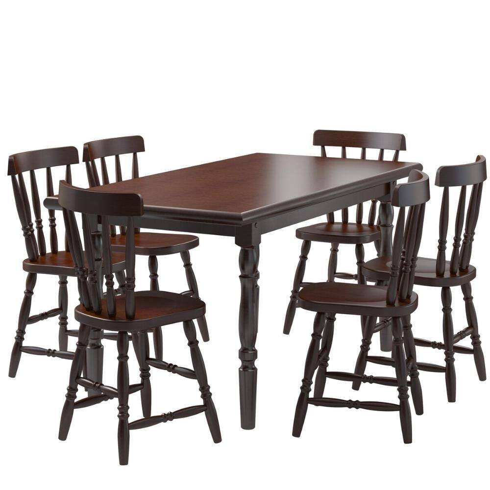 Conjunto Mesa de Jantar 160cm com 6 Cadeiras Multimóveis CR50085