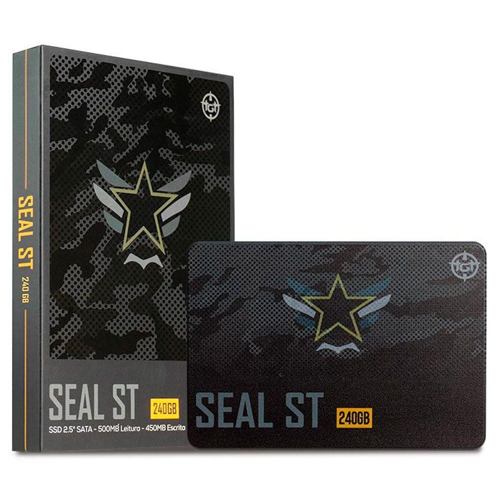 SSD TGT Seal ST, 240GB, Sata III 6GB/s, Leitura 500 MB/s, Gravacao 450 MB/s, TGT-SLST-240