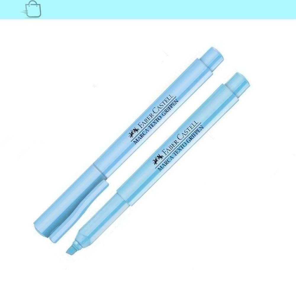 Marca texto tons pastel azul grifpen faber-castell