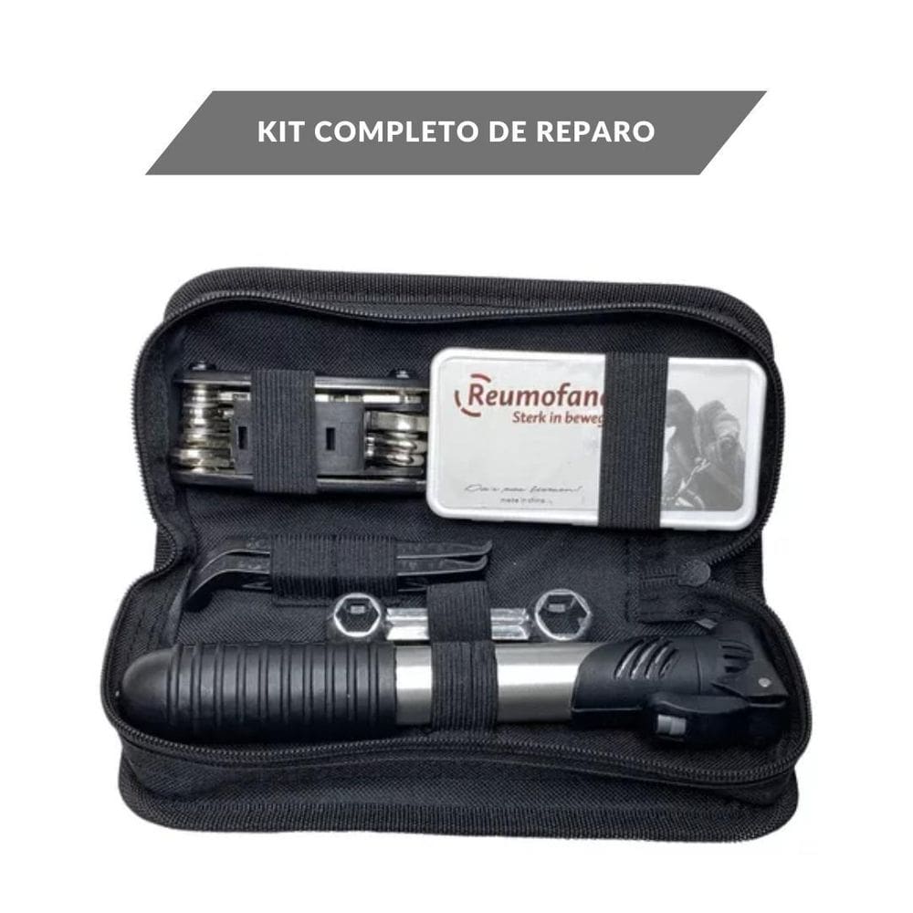 Kit ferramentas de reparo para quadro e pneu bolsa completa +