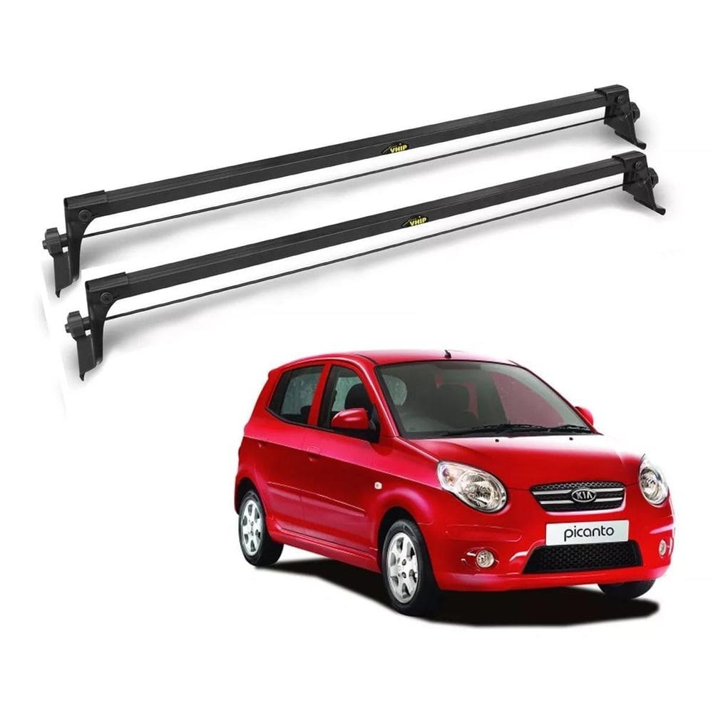 Rack Teto Modelo Aço Picanto 06 A 11 Entre Portas Preto