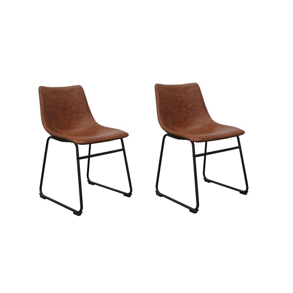 Conjunto 2 Cadeiras Bruna Rivatti Móveis Marrom