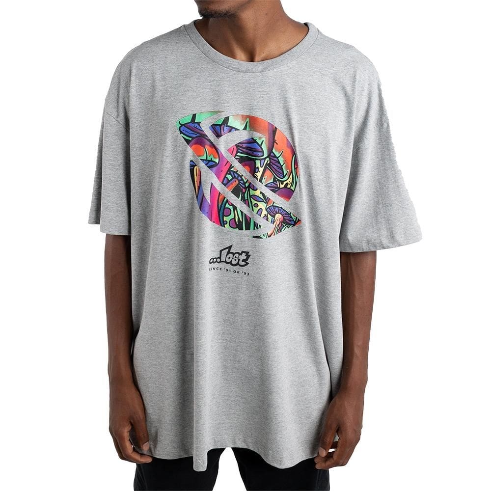 Camiseta Lost Mushroom Saturn Oversize SM24 Mescla Médio