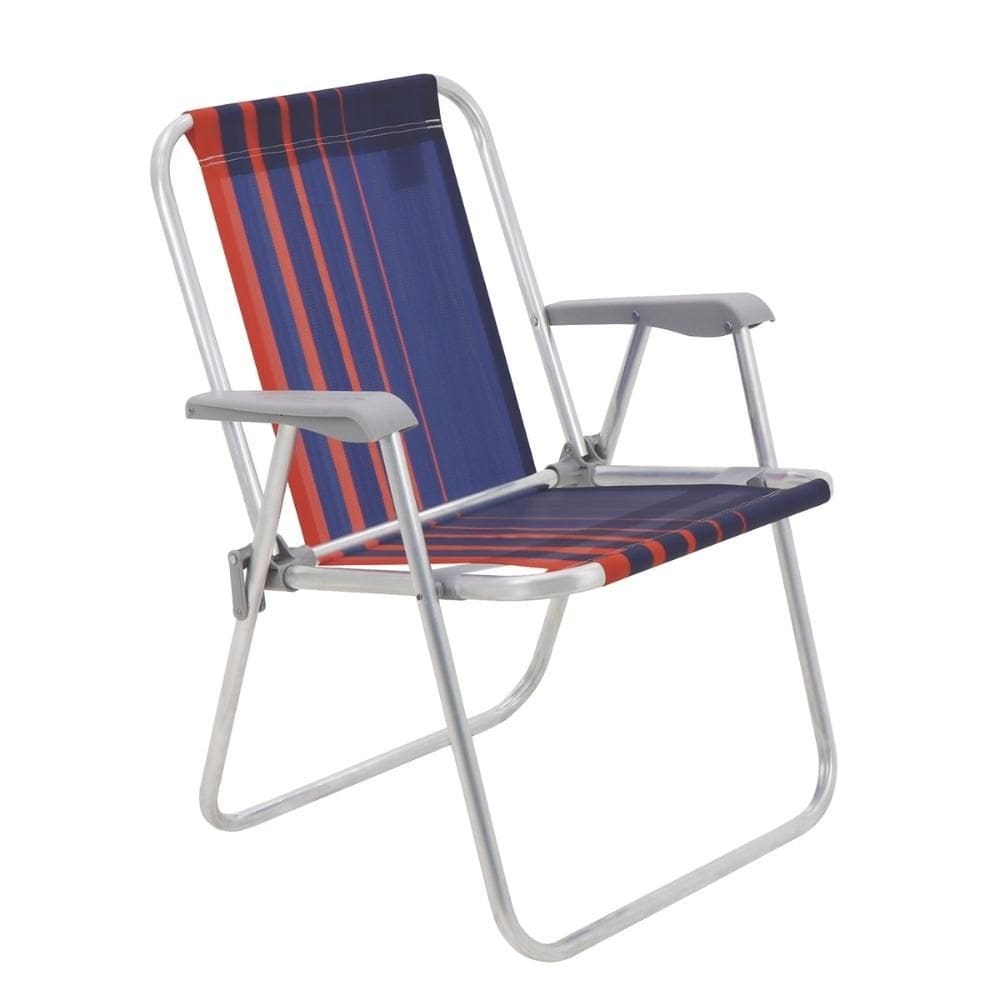 Cadeira de Praia Camping Alumínio Samoa Cores Tramontina