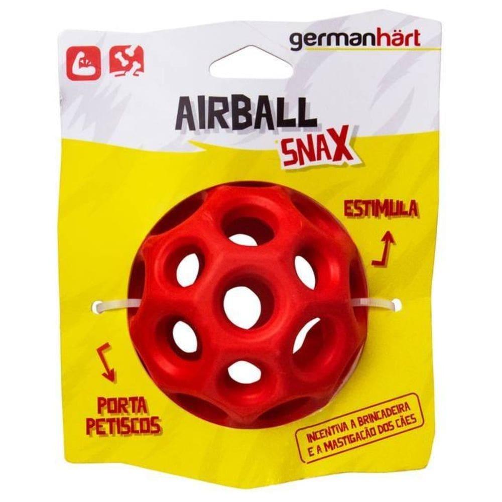 Brinquedo Airball Snax Bola Recheavel Dispense de Ração e Petiscos Para Cães