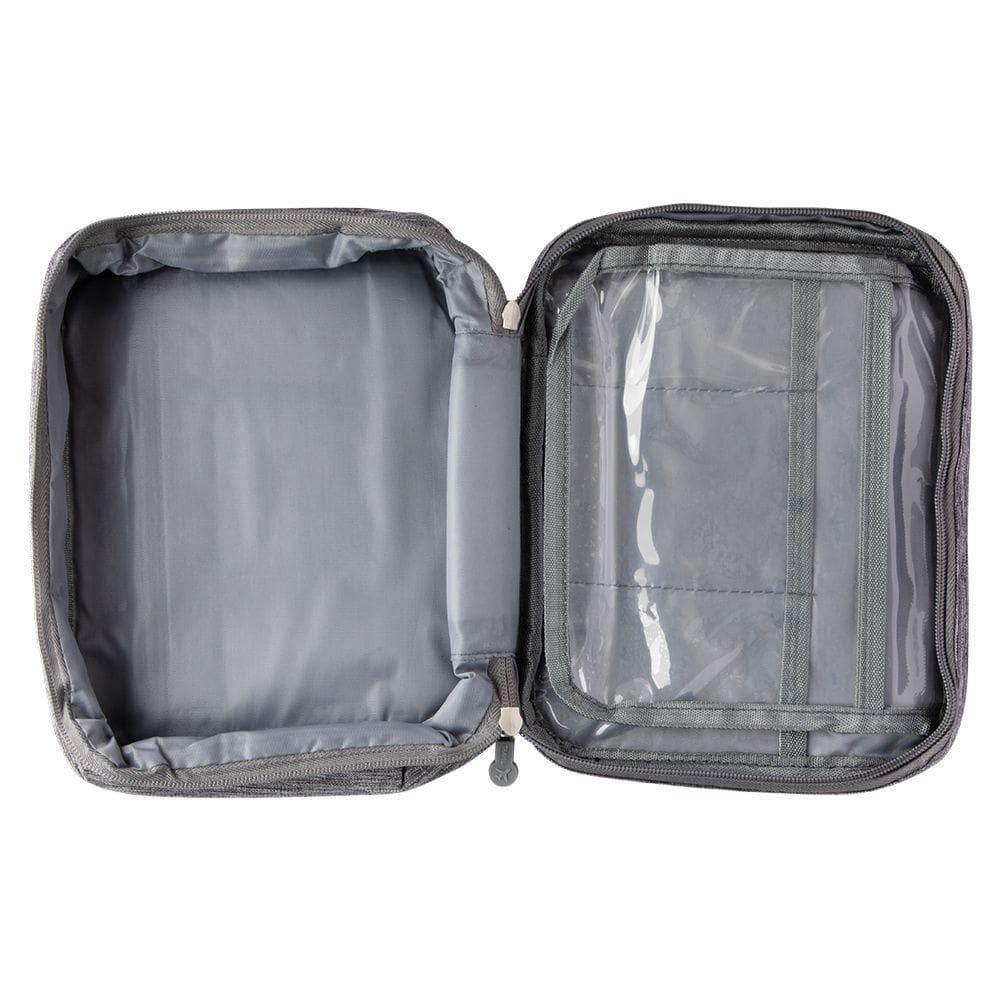 Necessaire de viagem pvc 8x17,5x21,5cm - preta