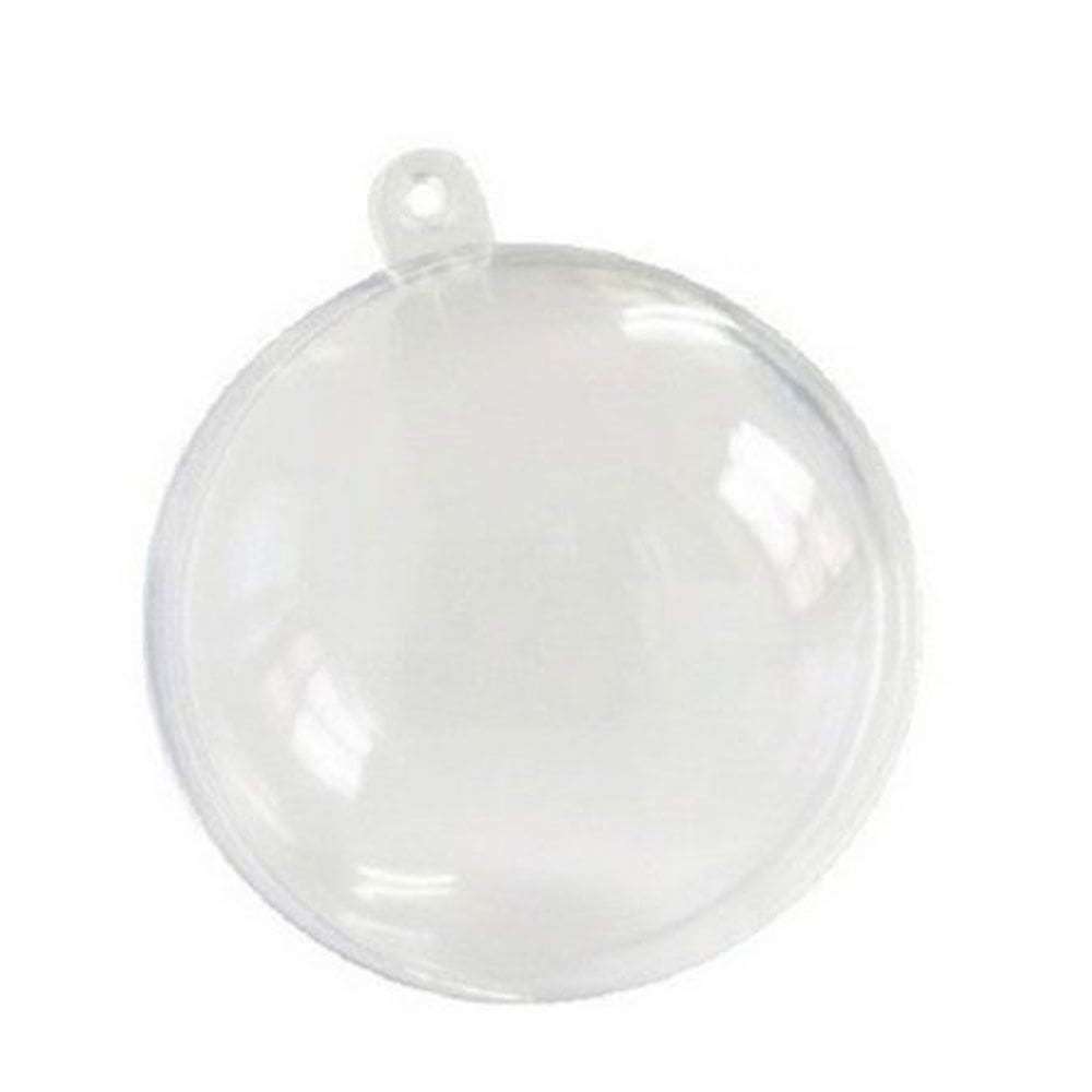 Kit 10 ou bola acrílica 6,5cm decoração natal