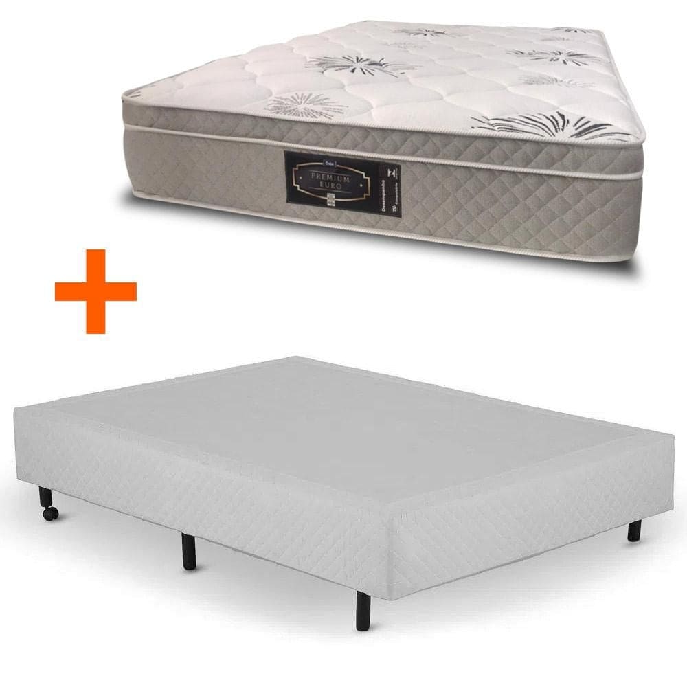 Cama Box com colchão Dabe Premium Euro -Casal 128x188