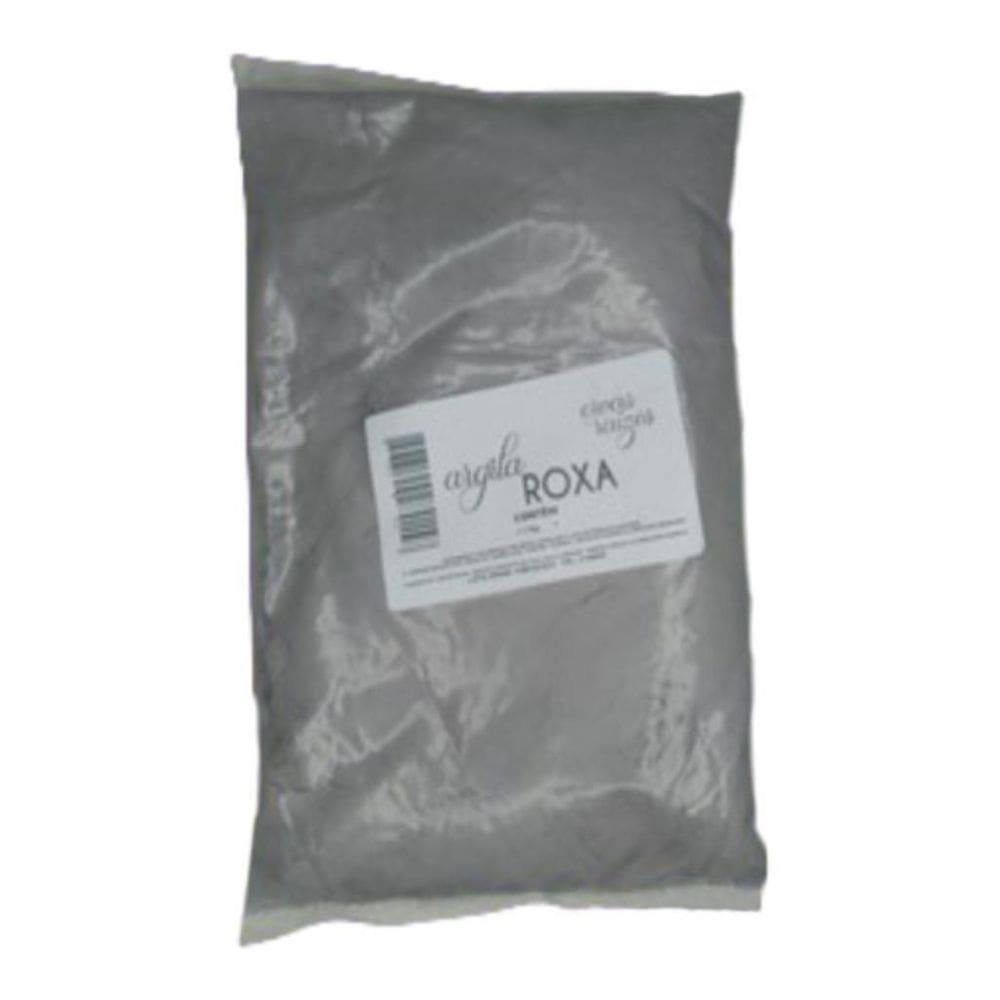 Argila roxa 20kg pura ervas e raízes