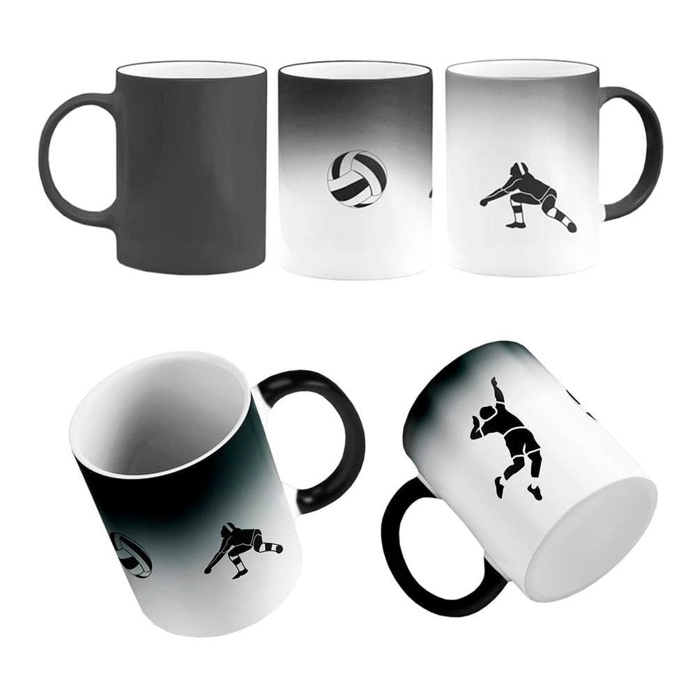 Caneca mágica treino de equipe voleibol esporte vôlei