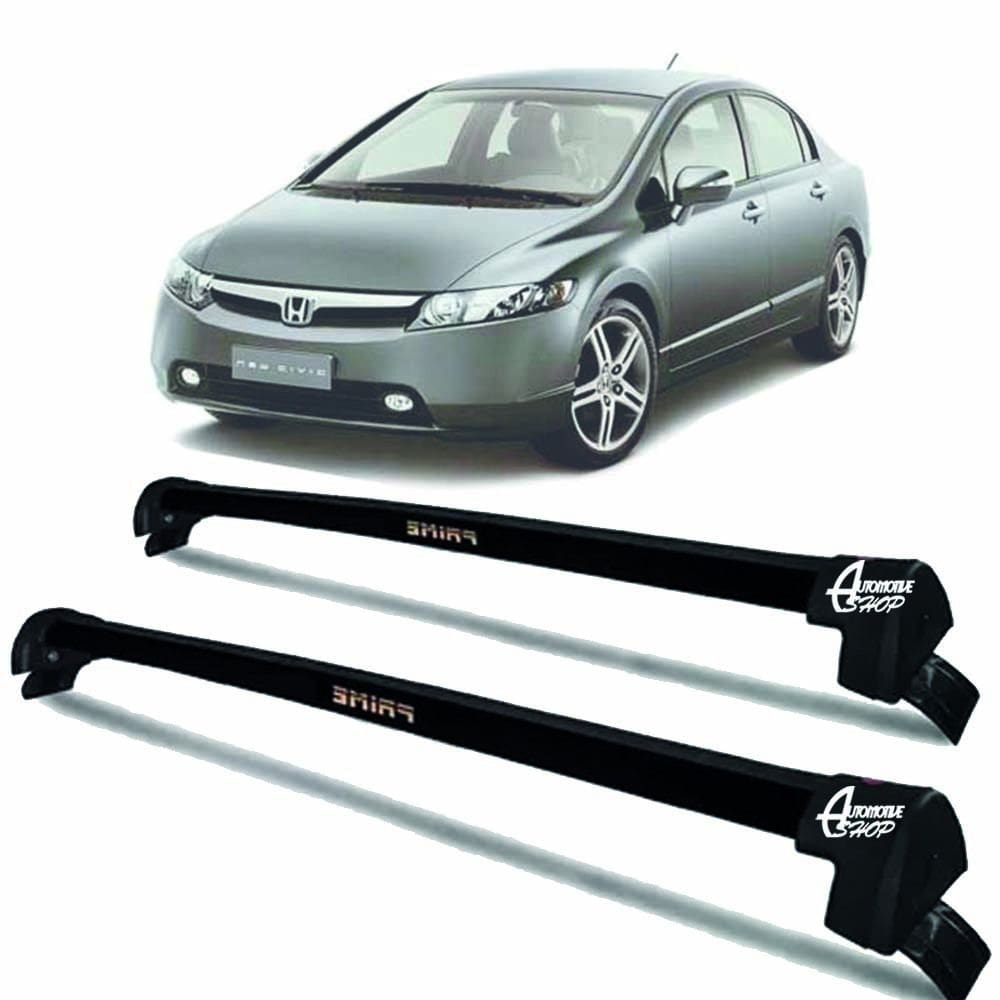 Rack Teto Aluminio Prime Honda Civic G8 06/ 08 Preto PR152