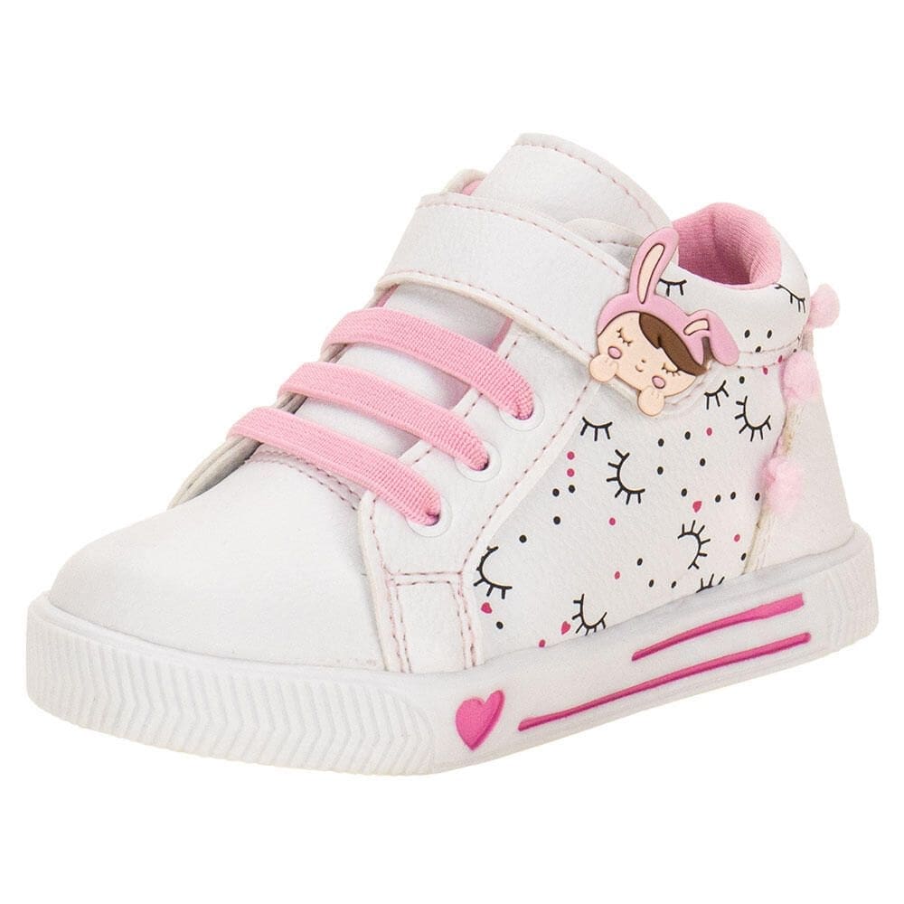 Tênis Infantil Cano Alto Linda Jú 60221