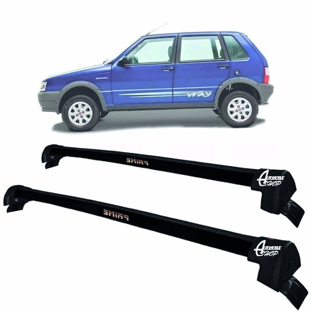 Rack Teto Aluminio Prime Fiat Uno Mille Way 4pts Pto PR111