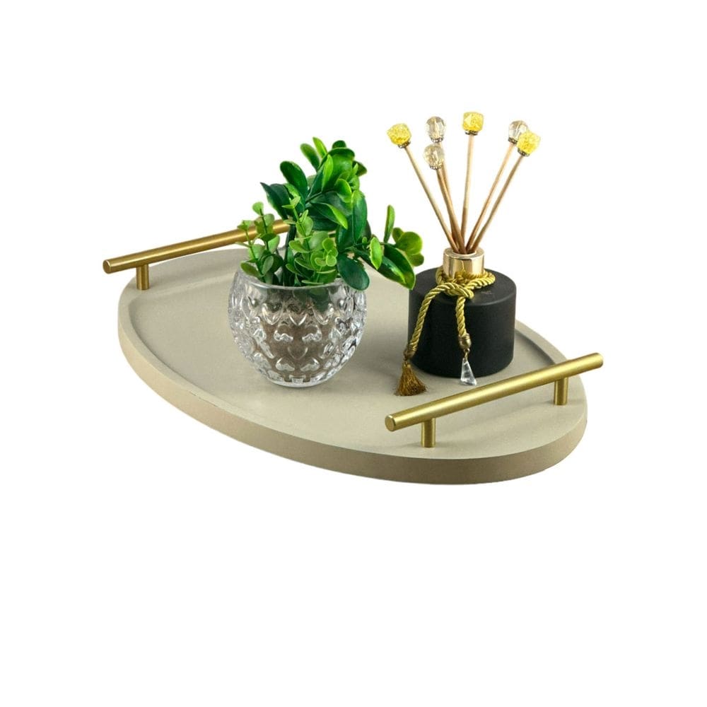 Bandeja Cantinho Café Decorativa da Manhã Escritório 46x26