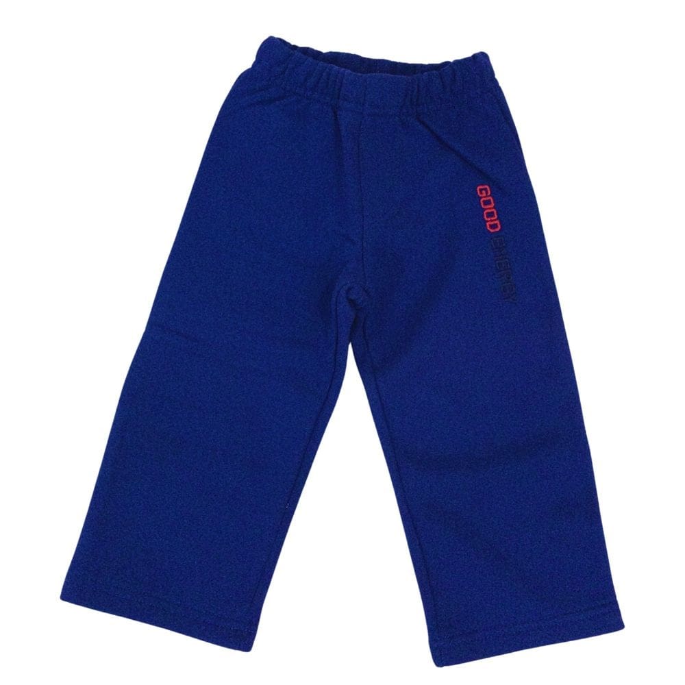 Calça moleton infantil masc Vrasalon azul bic