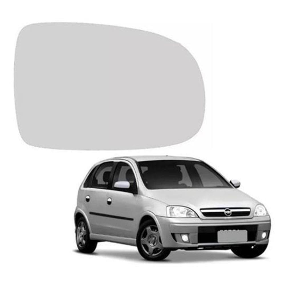 Lente espelho retrovisor corsa montana 2003 a 2013 direito