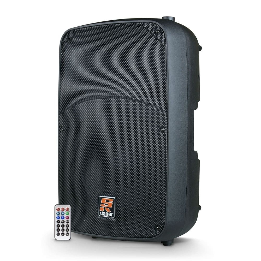 Caixa Acústica Ativa Staner SR 315A 15 Polegadas BT USB SD FM 300W RMS Bivolt