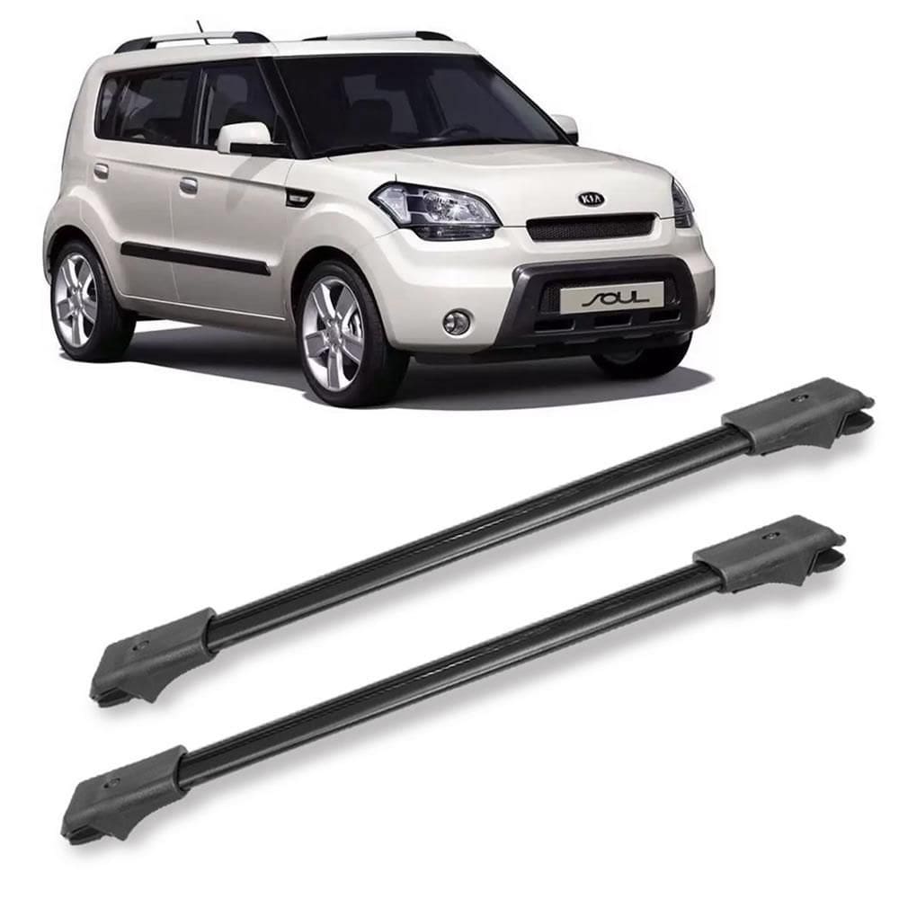 Travessa rack de teto larga kia soul 2010 ate 2018 bagageiro