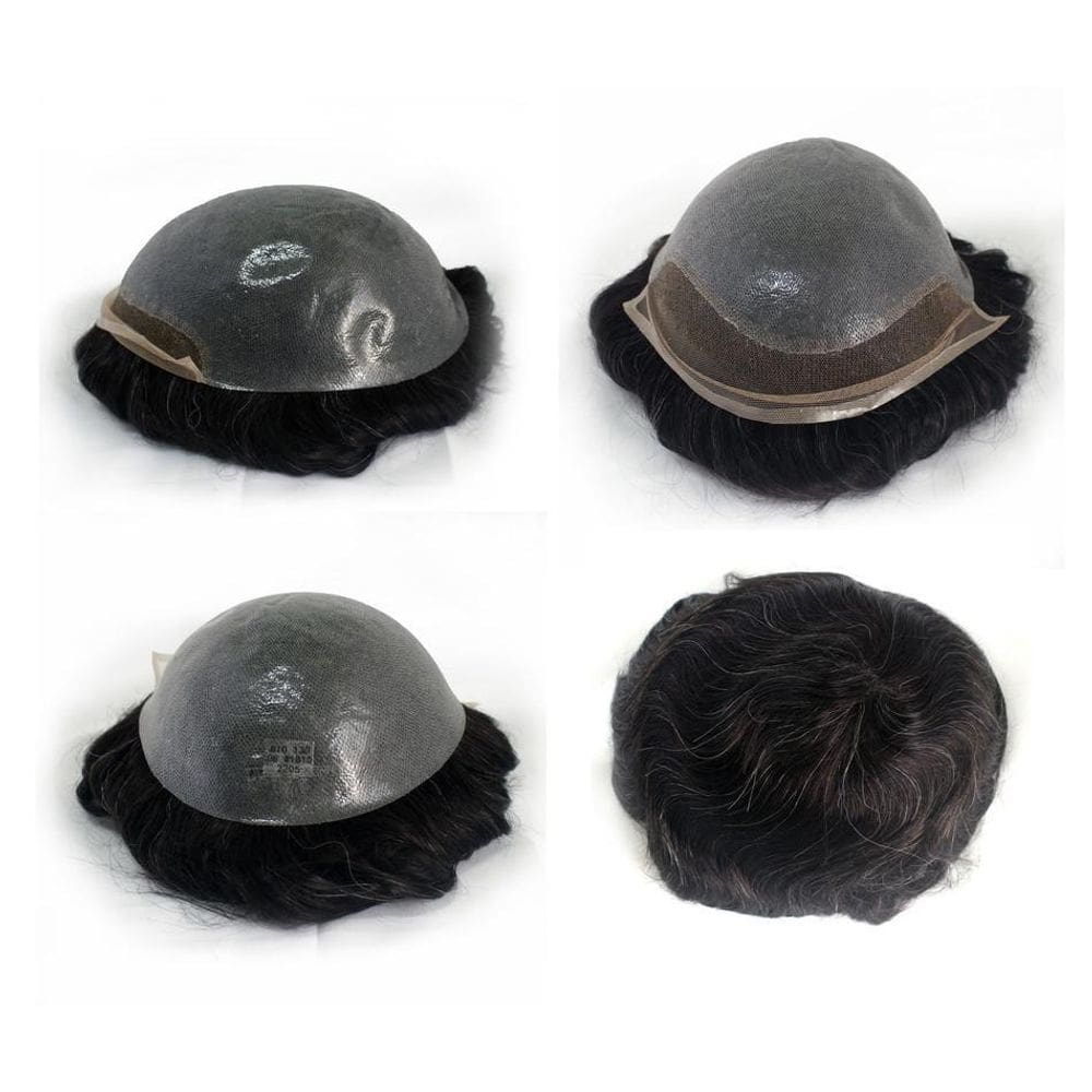 Prótese capilar cabelo humano hibrida natural bio sh 1b