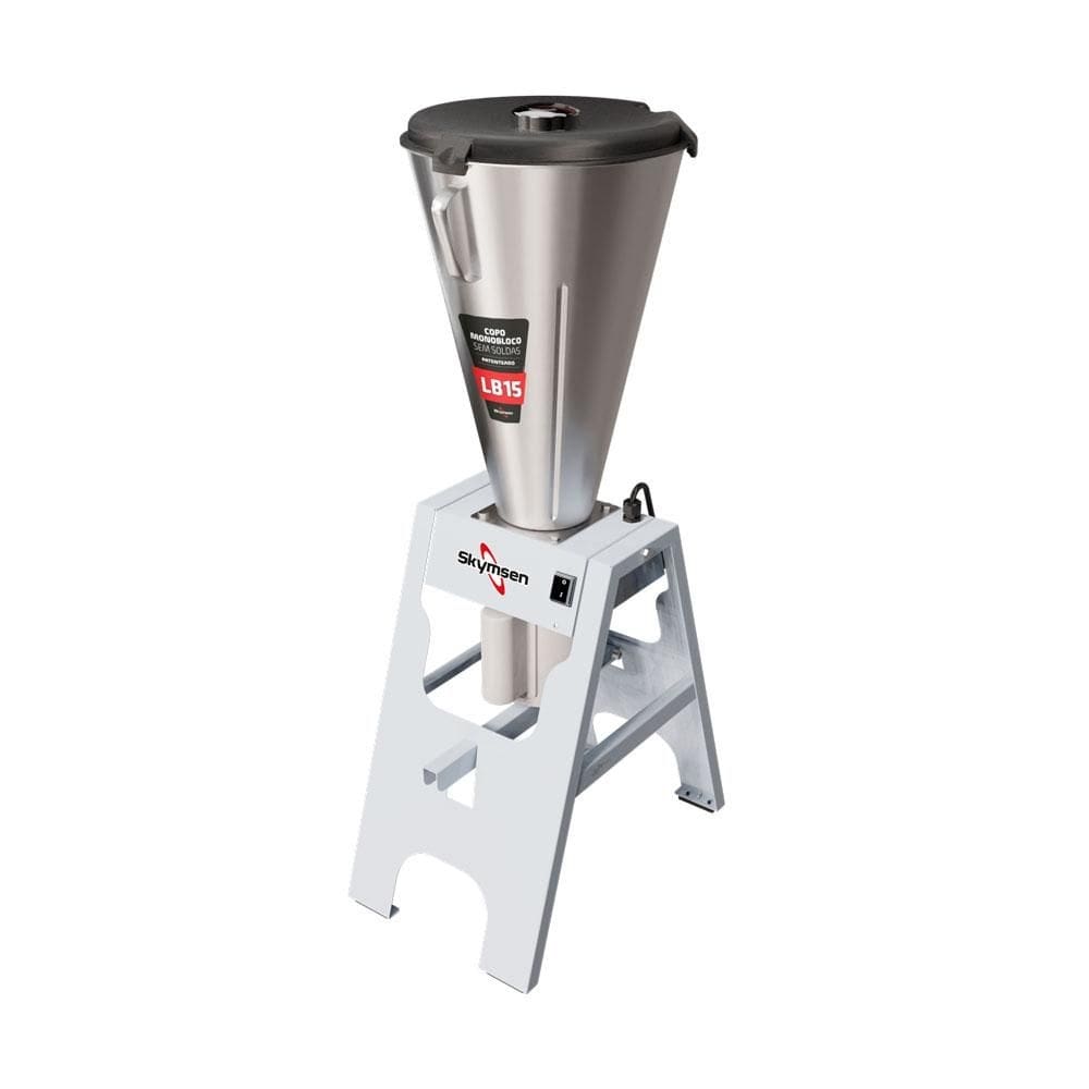 Liquidificador Comercial Basculante 1,5CV Baixa Rotação Copo Monobloco Inox 15L LB15 220V - Skymsen