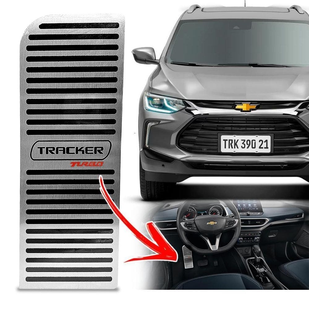 Descanso de pé inox tracker turbo - compatível e resistente