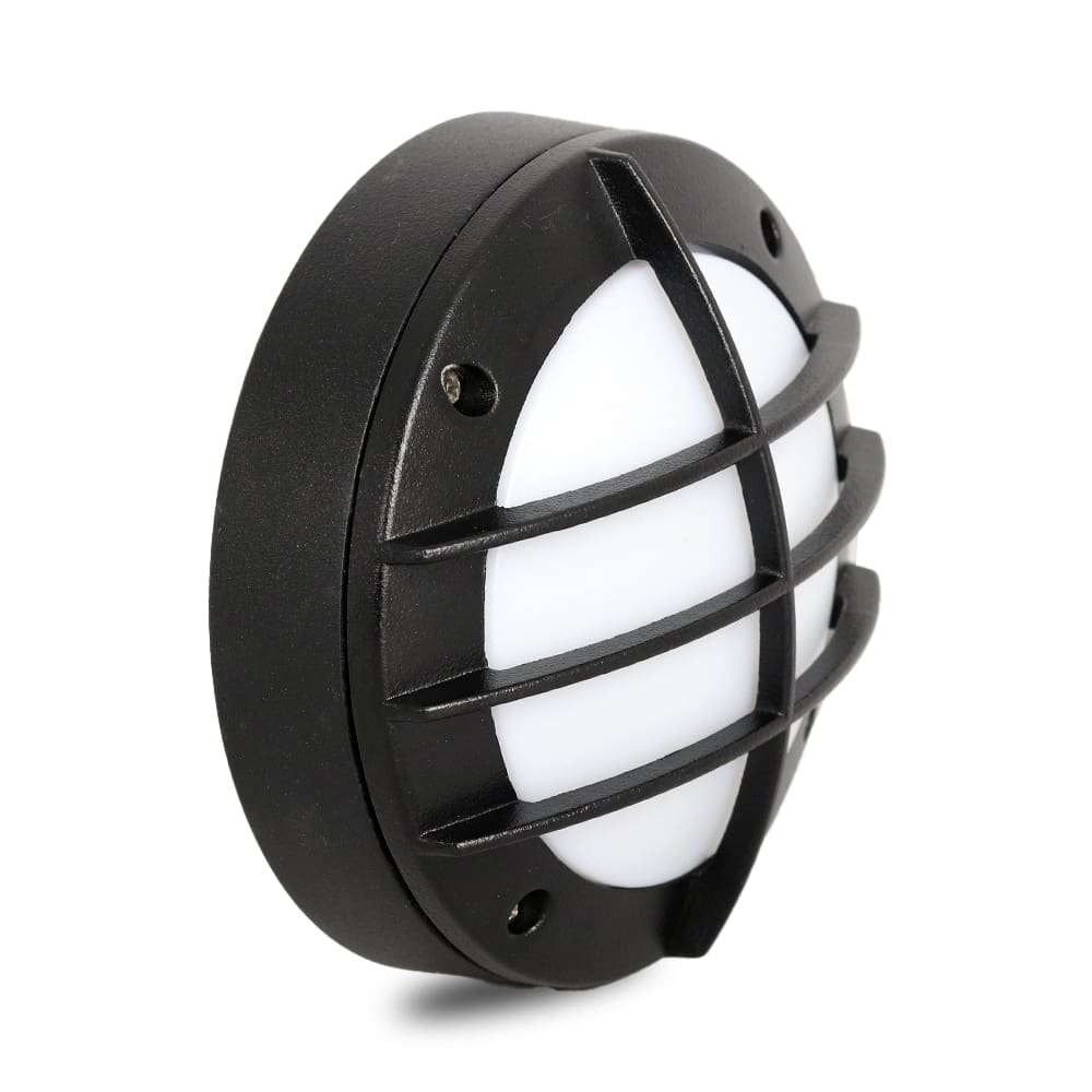 Arandela Balizador Led Taschibra TTL05 Redonda Bivolt Preto