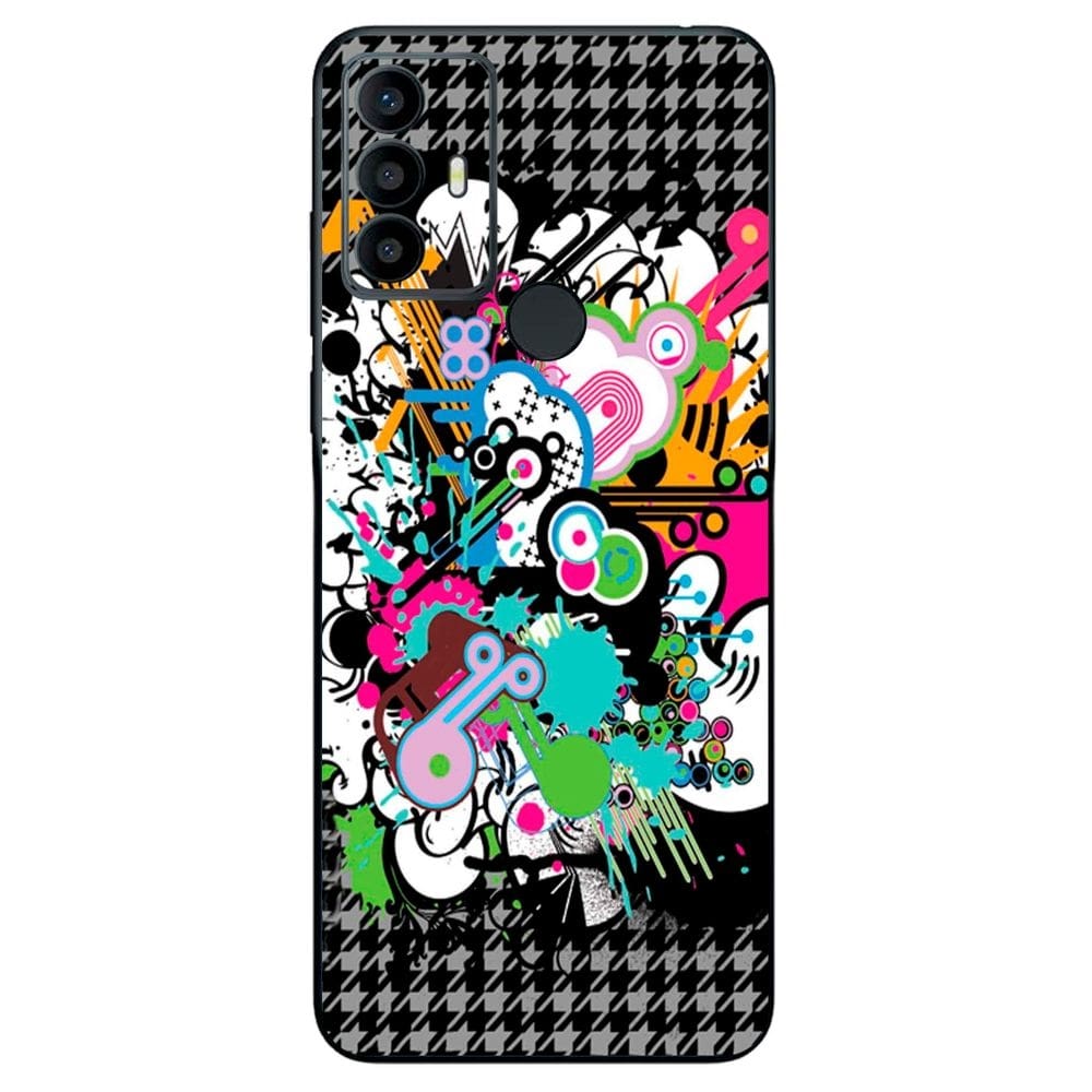 Capa Adesivo Skin022 Verso Para TCL 30 SE (2022)