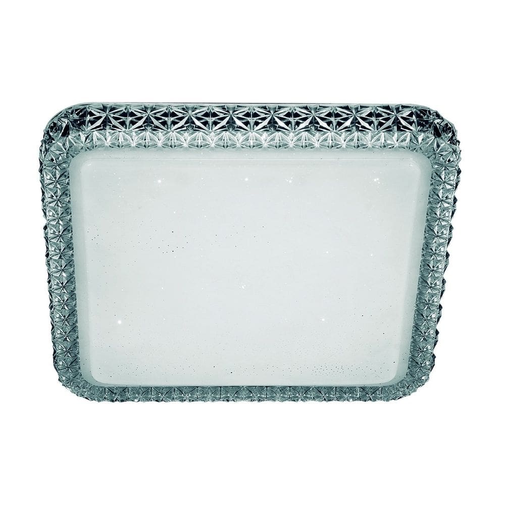 Plafon De Led Sobrepor Quadrado Shine Liso 18W 3 em 1 Blumenau