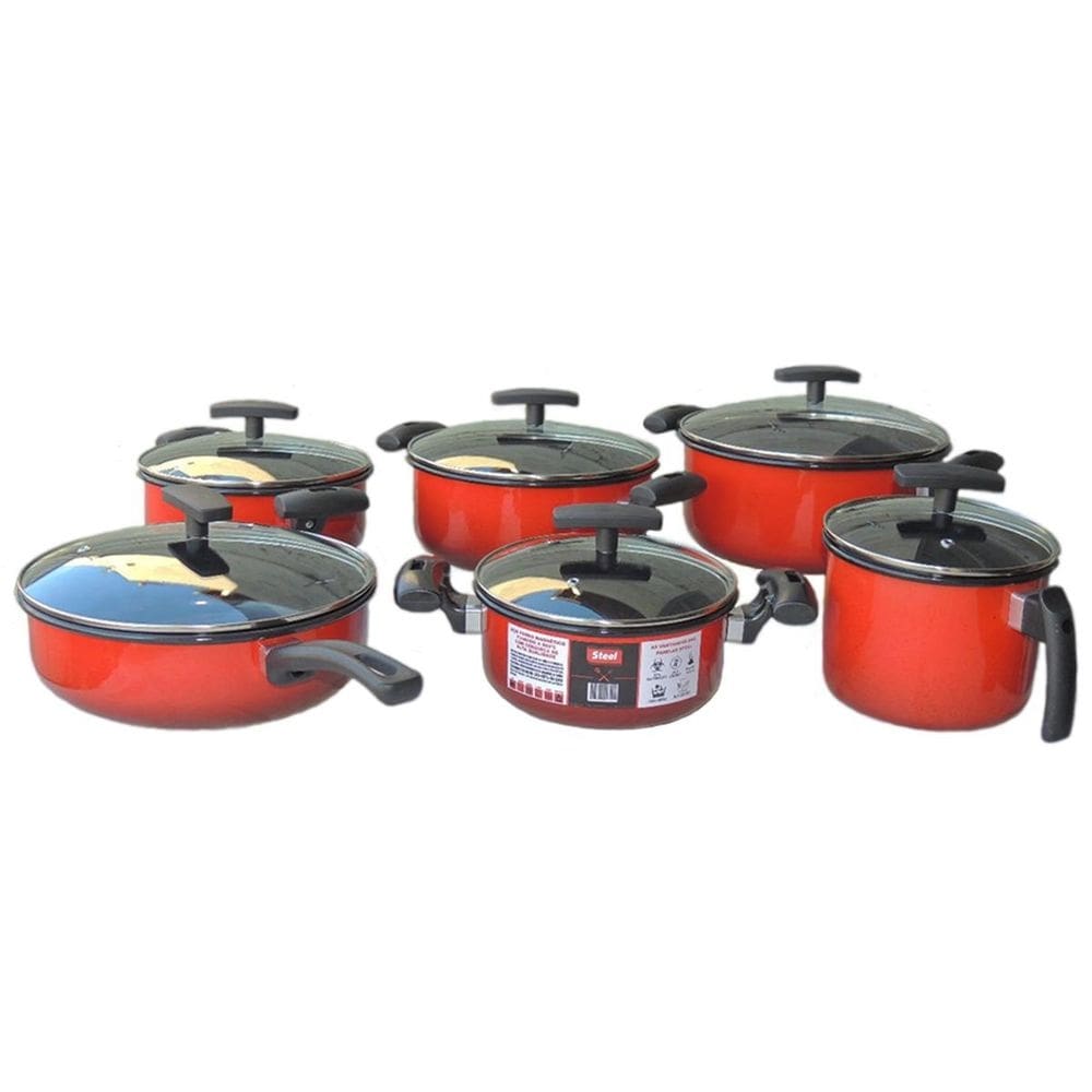 Conjunto Panelas Steel 7 Peças Alta Qualidade