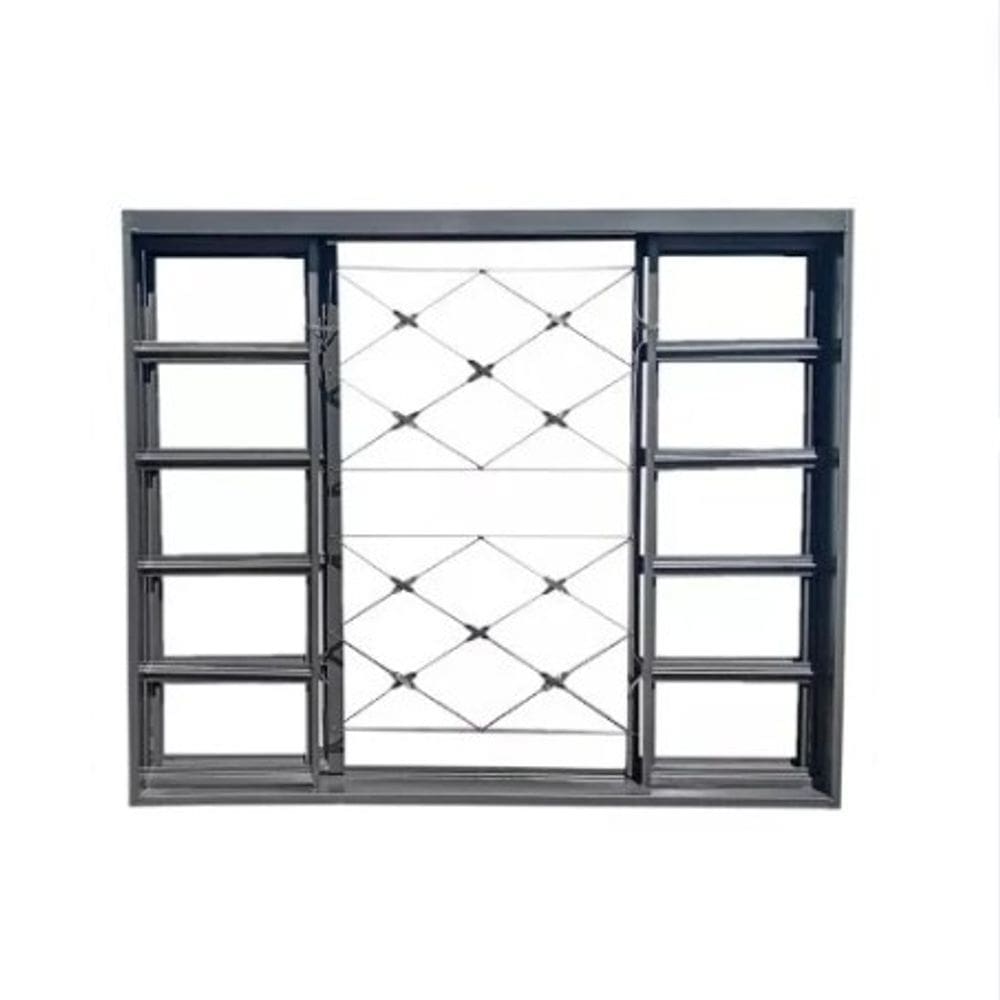 Vitro Metal Com Grade 150X100cm Vitralfer