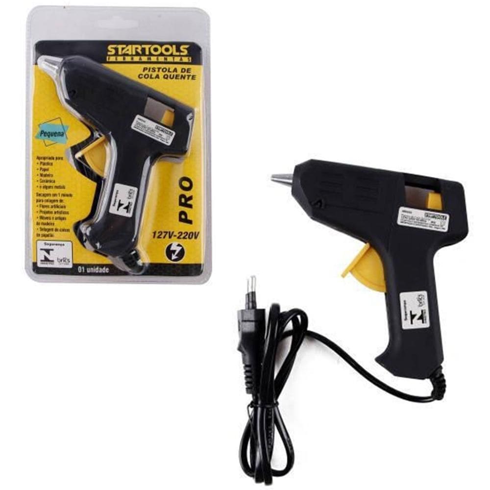 Ferramenta de aplicação de cola quente pequena bivolt 8w - startools